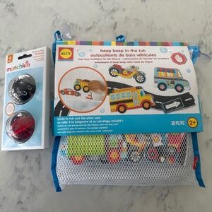 NEW! Kids Vehicle Foam Bath Toys and Floats
